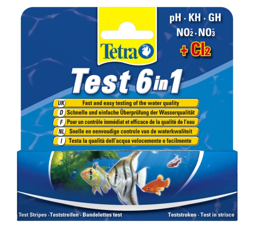 Product Tetra 6 in 1 waterkwaliteit testen